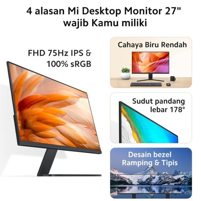 Màn hình Xiaomi Redmi 27'' 100Hz và 75Hz | Tấm nền IPS | FHD/AUDIO/HDMI/VGA