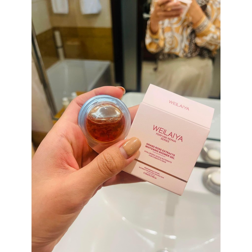 Test sữa tắm nước hoa weilaiya mini
