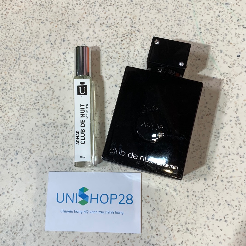 Nước hoa nam chiết 10ml Club de nuit Intense Man chính hãng Mỹ sang trọng, lịch lãm Unishop28