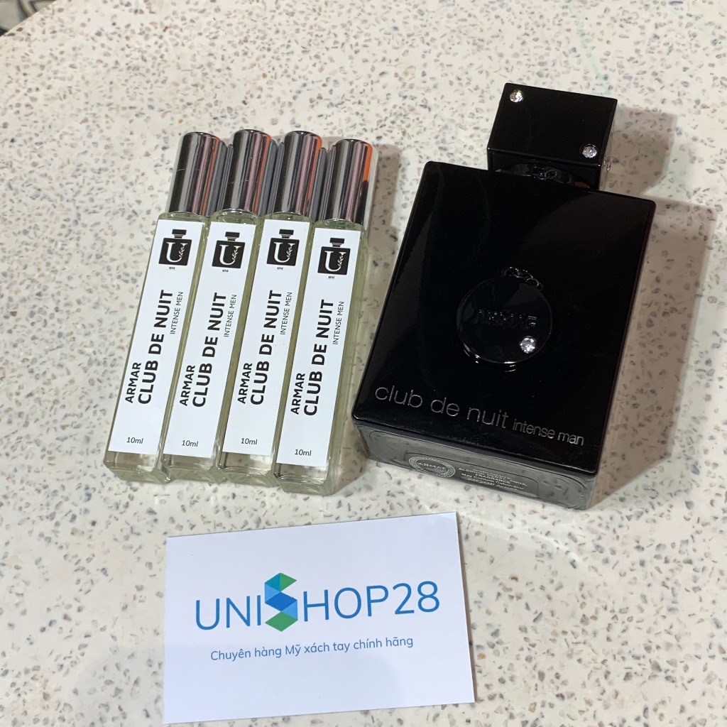 Nước hoa nam chiết 10ml Club de nuit Intense Man chính hãng Mỹ sang trọng, lịch lãm Unishop28