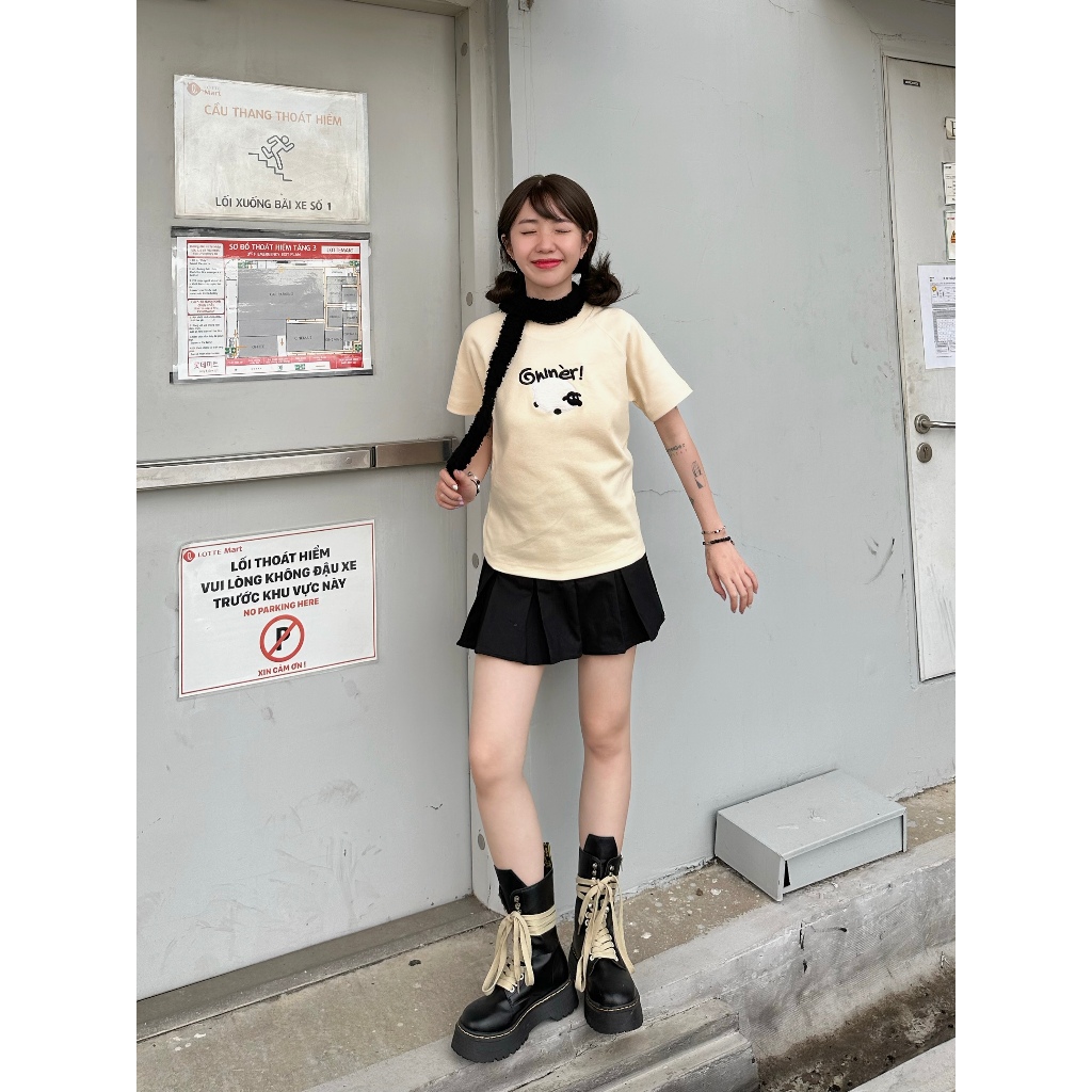 Áo Thun Nữ Local Brand SHEEP BABY Tee Owner Ôm Body