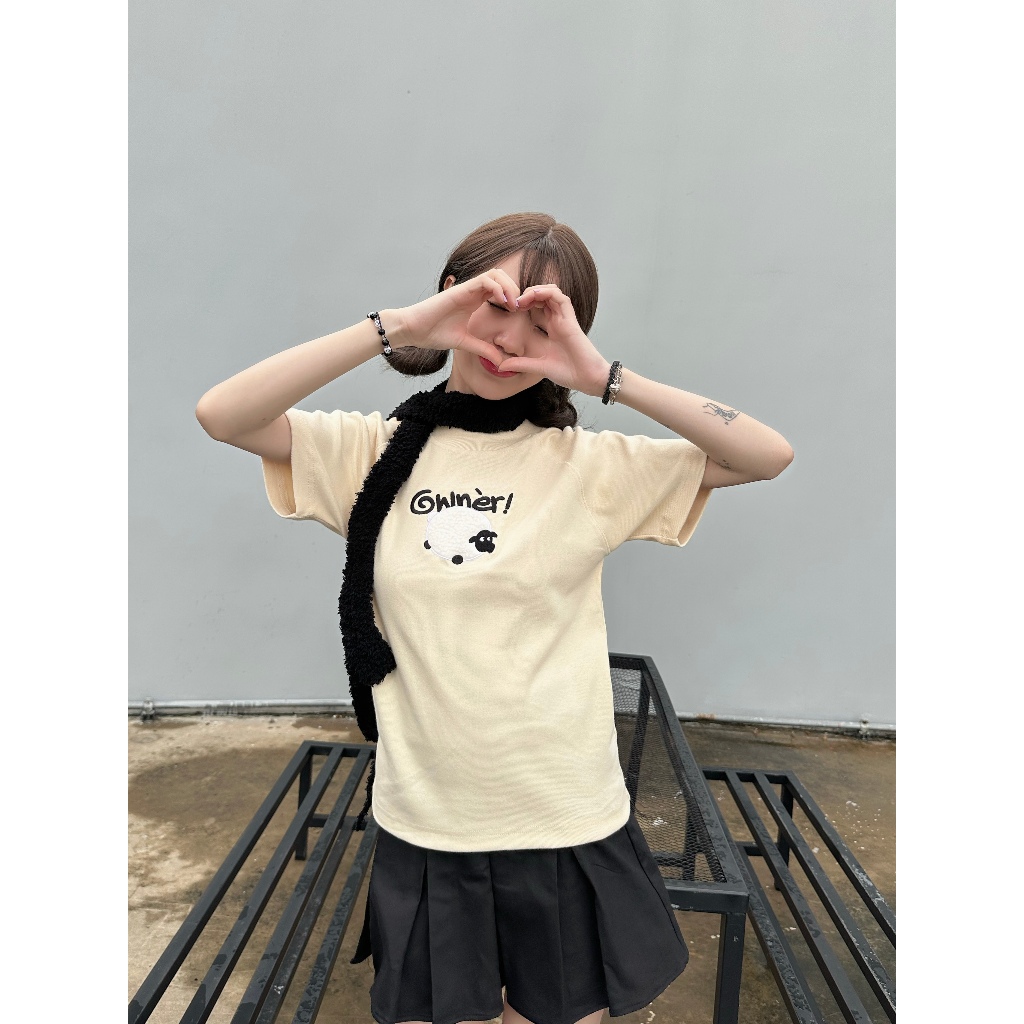 Áo Thun Nữ Local Brand SHEEP BABY Tee Owner Ôm Body