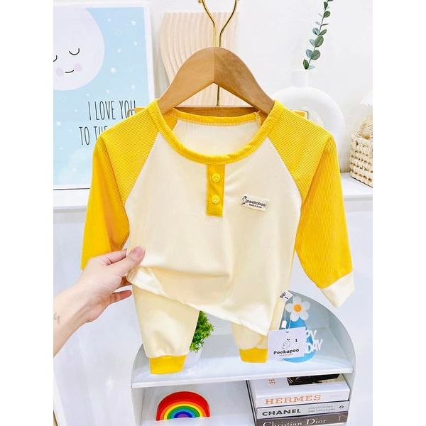 Bộ quần ao trơn trẻ em