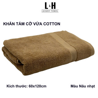 Khăn tắm Kokoya cao cấp xuất hàn cỡ vừa, thấm hút tốt, KT 60x120cm
