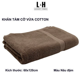 Khăn tắm Kokoya cao cấp xuất hàn cỡ vừa, thấm hút tốt, KT 60x120cm