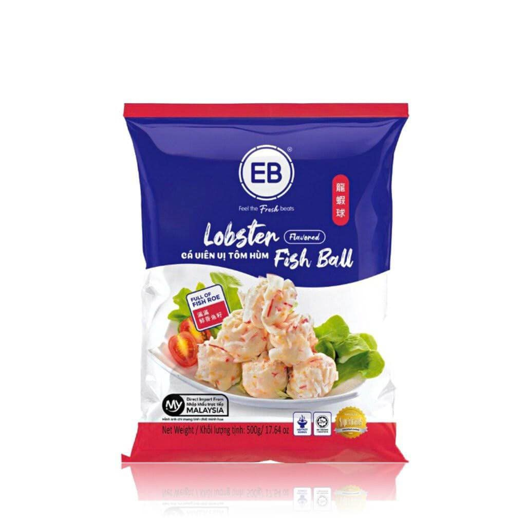Viên tôm hùm EB 500g, tôm hùm viên EB, viên thả lẩu EB