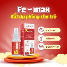 Sắt xịt Fe-Max Iron Spray phòng ngừa thiếu máu do thiếu sắt, Date 10/2024
