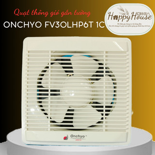 Quạt thông gió / hút mùi gắn tường onchyo fv30lhp6 1 chiều / 2 chiều - lỗ 350x350mm