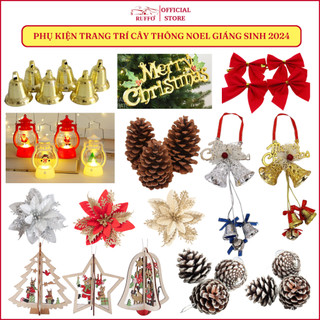  Phụ Kiện Treo Trang Trí Cây Thông Noel - Đồ Decor Giáng Sinh 2025 Ruffo Giá Rẻ Nhiều Mẫu Mã Cực Xinh 
