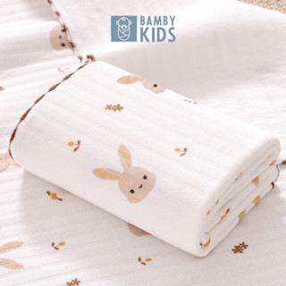 Khăn, chăn ủ sơ sinh trần bông loại 1 cho bé BambyKids