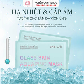 Mặt nạ Glass Skin Aquaring mask Skin Lab Siêu Cấp Ẩm Phục Hồi Da