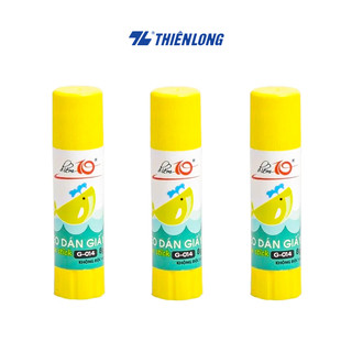 Combo 3 Keo khô, hồ khô Thiên Long màu trắng, khô nhanh, kết dính cao, phù hợp thủ công, dán giấy, DIY G-014