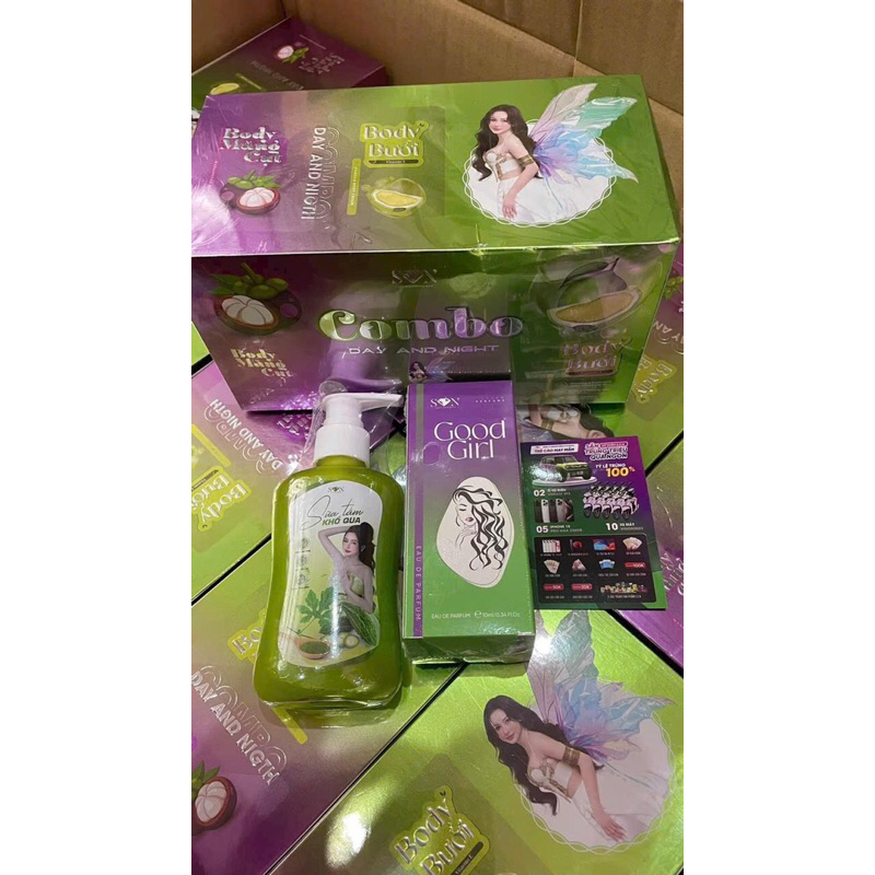 Combo body ngày đêm tặng sữa tắm, nước hoa SON group