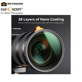 Kính Lọc Filter K&F Concept Black Mist 1/4 + ND2-32 ( 82mm) KF01.1816