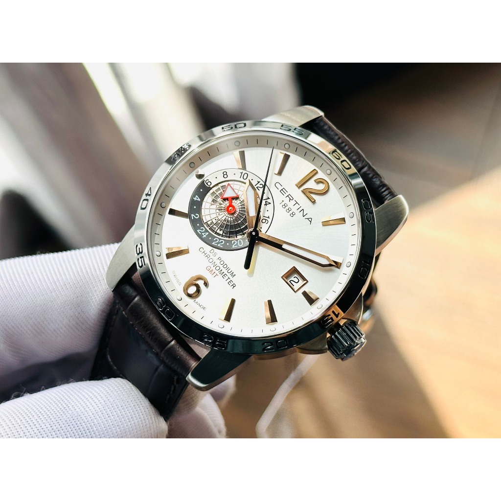 Đồng hồ nam dây da Certina DS Podium GMT C034.455.16.037.01
