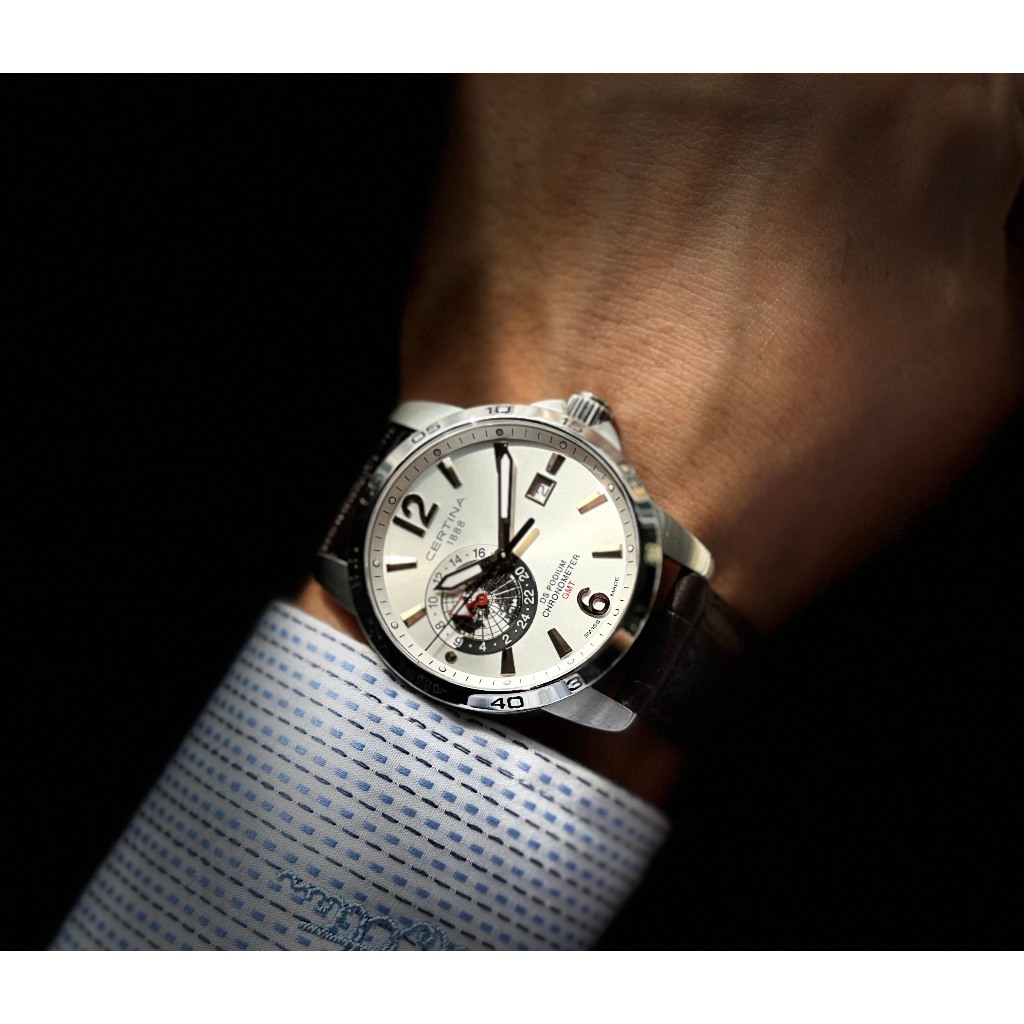 Đồng hồ nam dây da Certina DS Podium GMT C034.455.16.037.01