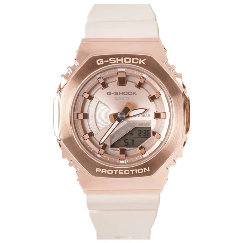 Đồng Điện Tử Nữ Casio WATCHSTORE GM-S2100PG-4ADR Kính Khoáng 40.5mm, Dây Và Vỏ Nhựa Bền Bỉ