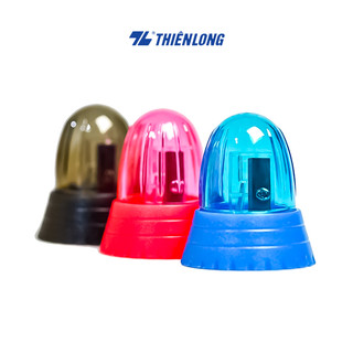 Combo 3 Chuốt bút chì mini Thiên Long Điểm 10 TP-S016 nhỏ gọn, có khoan chứa gỗ vụn tiện lợi, an toàn khi sử dụng