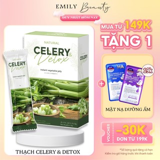 Thạch cần tây giảm cân celery detox jelly, thạch giảm cân giúp giữ dáng làm đẹp da