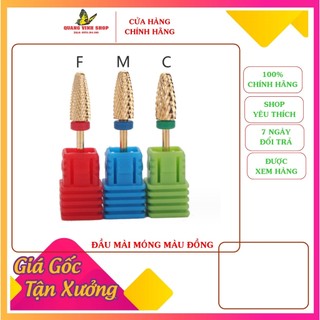 Đầu mài đồng phá gel phá bột mài nhám QV