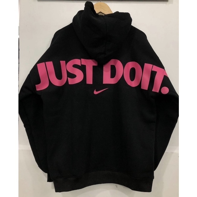 Áo Hoodie N!ke Just Do It Phối Hình In Ngang Lưng Siêu Đẹp,Chất Liệu Nỉ Bông Dầy Dặn,Áo Hoodie Unisex Nam Nữ
