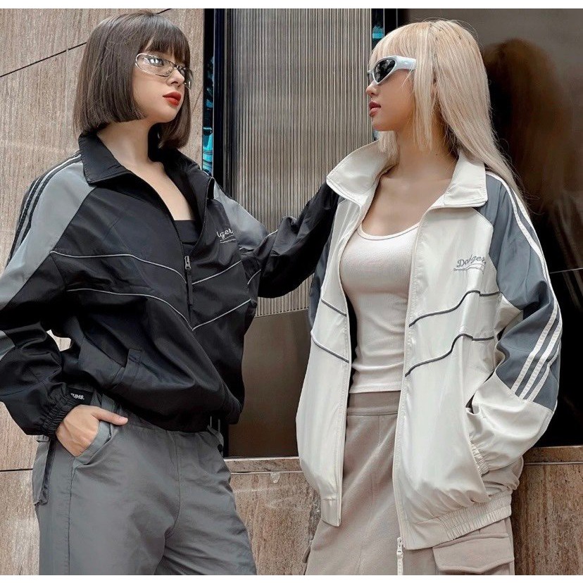 Áo Khoác Gió Dodgera Form Unisex Nam Nữ, Áo Gió 2 Lớp Logo Thêu Siêu Nét