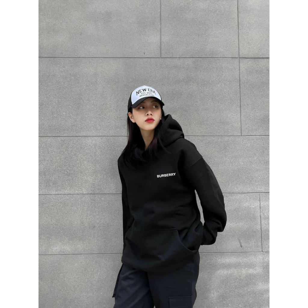 Áo Hoodie BBR TB Chất Liệu Nỉ Bông Dầy Dặn,Áo Nỉ Bông Sỏ Dây Khuy Kim Loại Hình Cực Nét