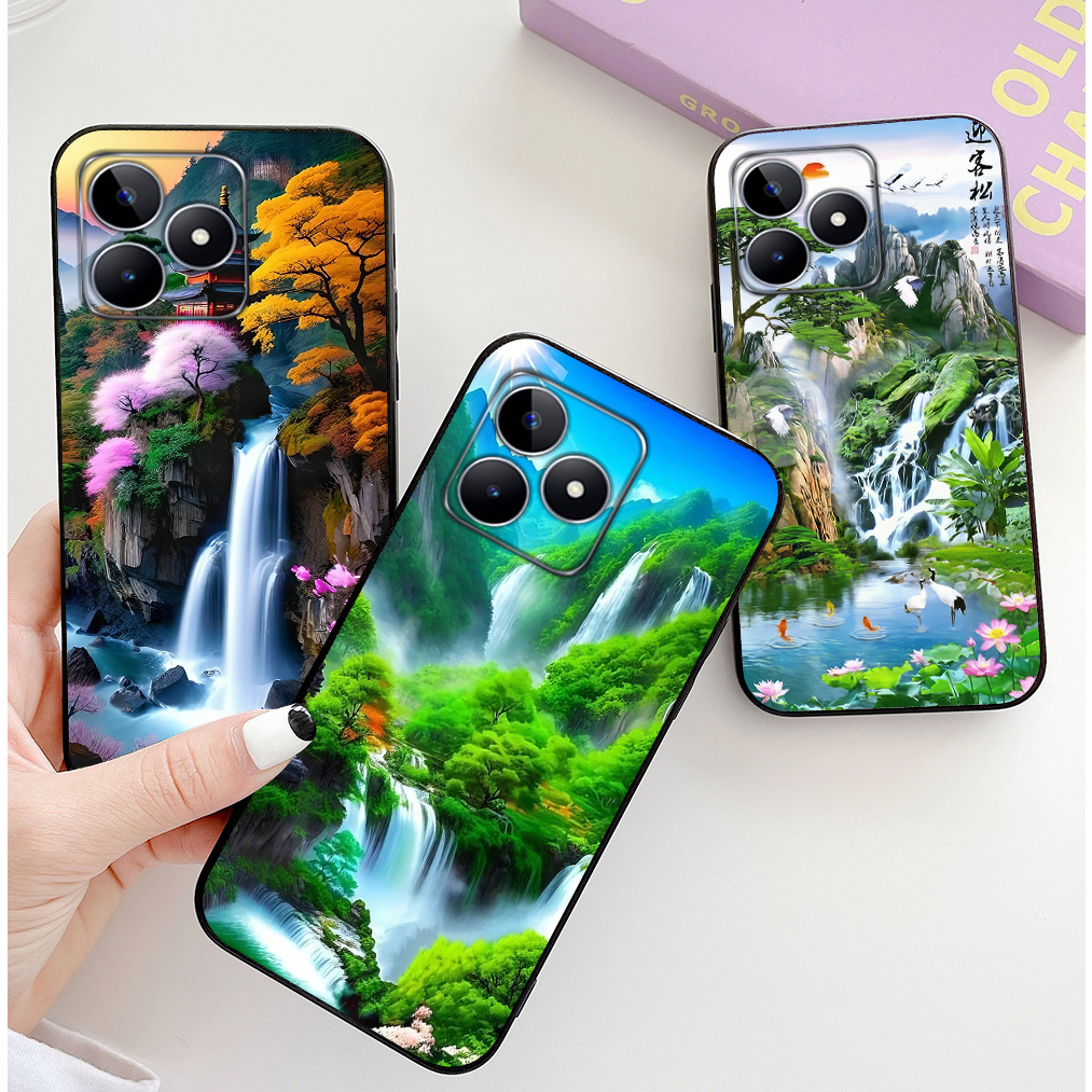 Ốp lưng oppo realme c53 / realme c51 in hình phong cảnh phong thủy tài lộc