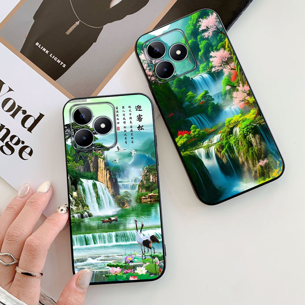 Ốp lưng oppo realme c53 / realme c51 in hình phong cảnh phong thủy tài lộc