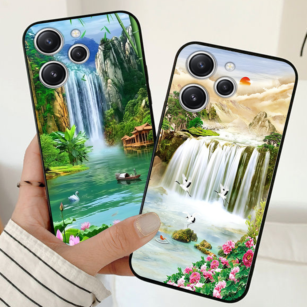 Ốp lưng xiaomi redmi 12 in hình phong cảnh phong thủy tài lộc