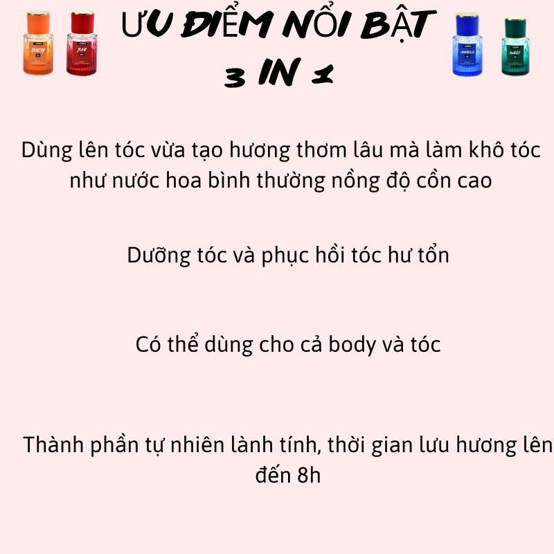 Nước Hoa Tóc OTHERI DAISY Hương Trái Cây Cao Cấp Lưu Hương Cả Ngày