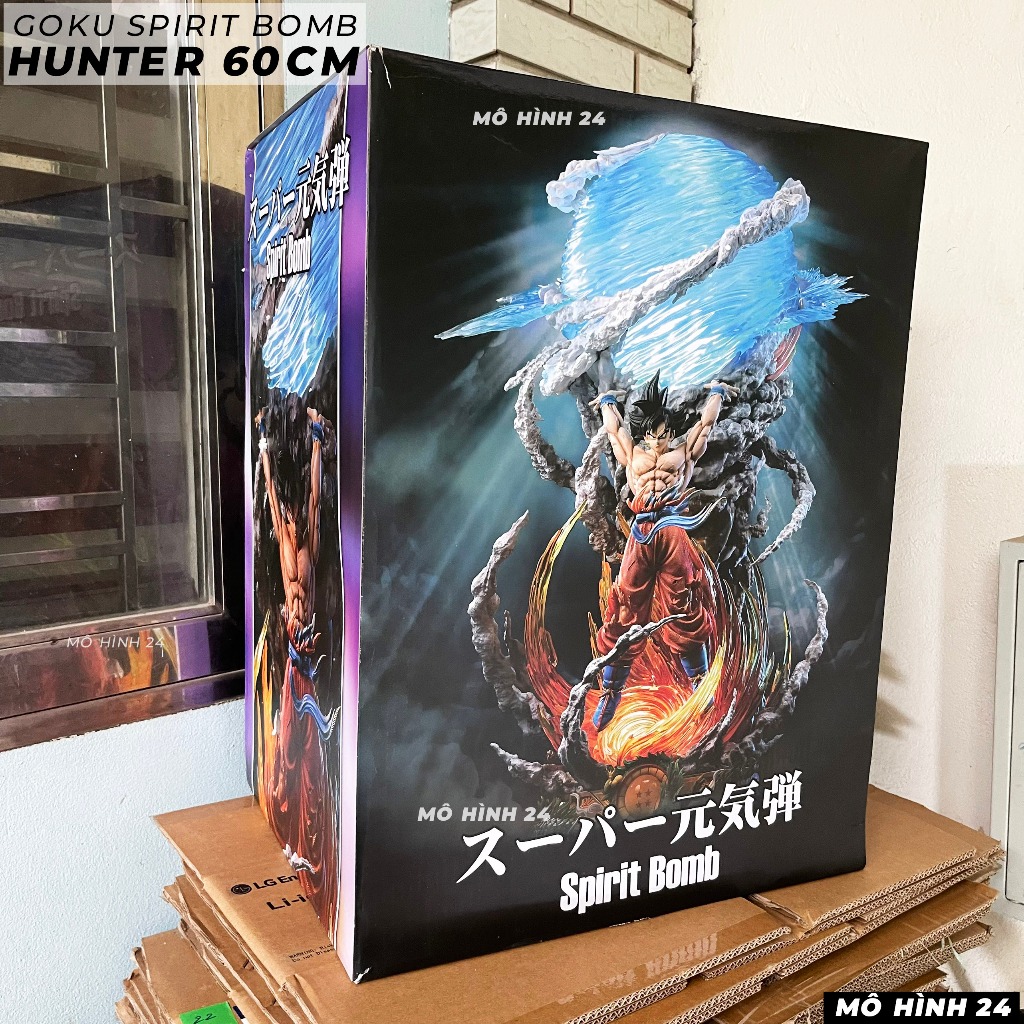 Mô hình Son GOku Spirit Bomb Hunter 60cm gô ku vô cực khinh khí cầu huỷ diệt size siêu to dragonball
