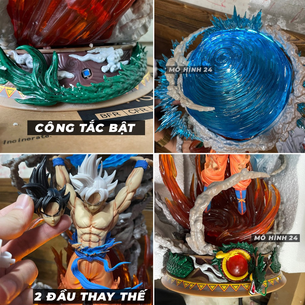 Mô hình Son GOku Spirit Bomb Hunter 60cm gô ku vô cực khinh khí cầu huỷ diệt size siêu to dragonball