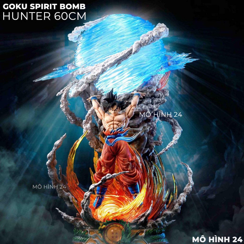 Mô hình Son GOku Spirit Bomb Hunter 60cm gô ku vô cực khinh khí cầu huỷ diệt size siêu to dragonball