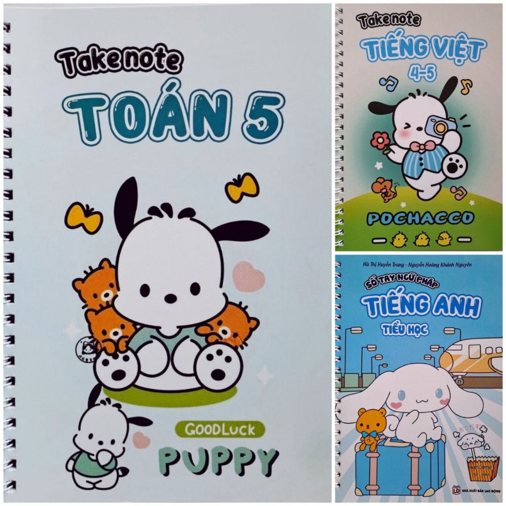 Sách - Takenote Lớp 5 ( Toán,Tiếng Anh,Tiếng Việt )