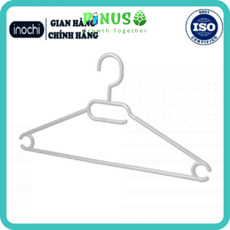 10 móc quần áo NGƯỜI  LỚN Inochi Nhật chống trượt 🌈 FREE SHIP 🌈 Móc quần áo chống trượt H