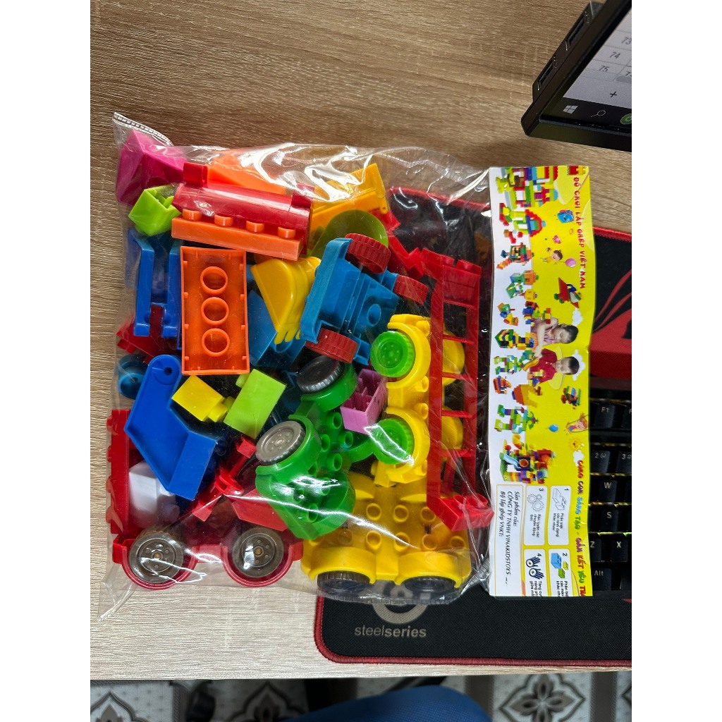 Bộ lắp ráp Lego 6 xe công trình nhựa tốt - ĐỒ CHƠI CHO BÉ - SP0382