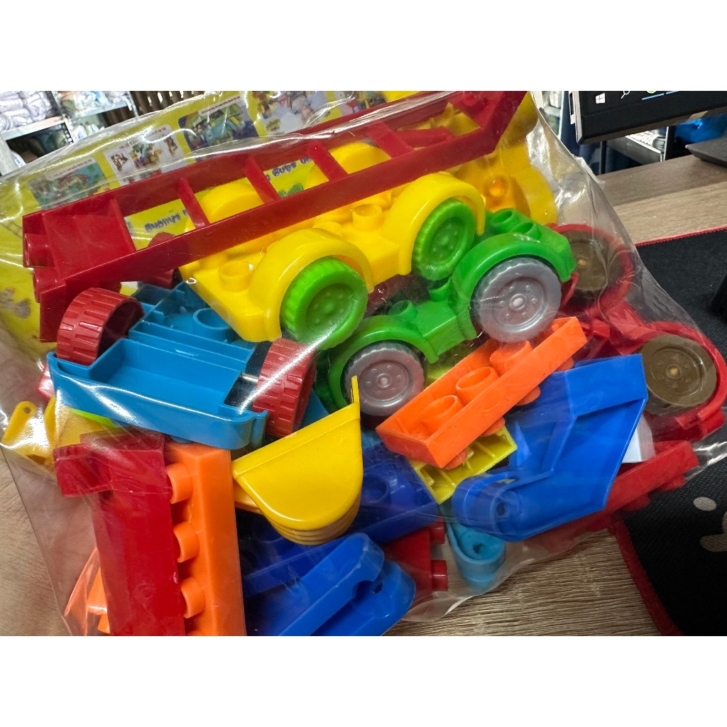 Bộ lắp ráp Lego 6 xe công trình nhựa tốt - ĐỒ CHƠI CHO BÉ - SP0382