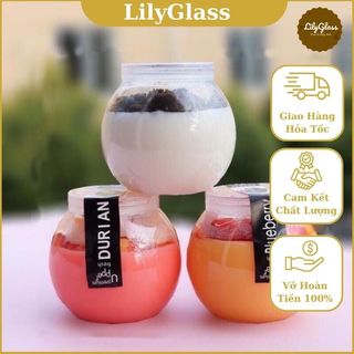 Combo 5 hũ thủy tinh làm sữa chua 100ml -200ml
