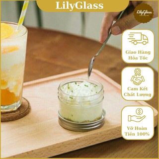 Combo 10 Hũ thuỷ tinh 100ml 200ml làm sữa chua, caramen, chưng yến (nắp nhôm)