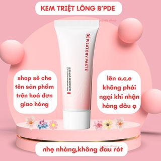 Tẩy lông,B'DPE,kem tẩy lông vùng kín,kem triệt lông vùng kín,triệt lông,tẩy lông lách,kem triệt lông nách,tẩy êm ái
