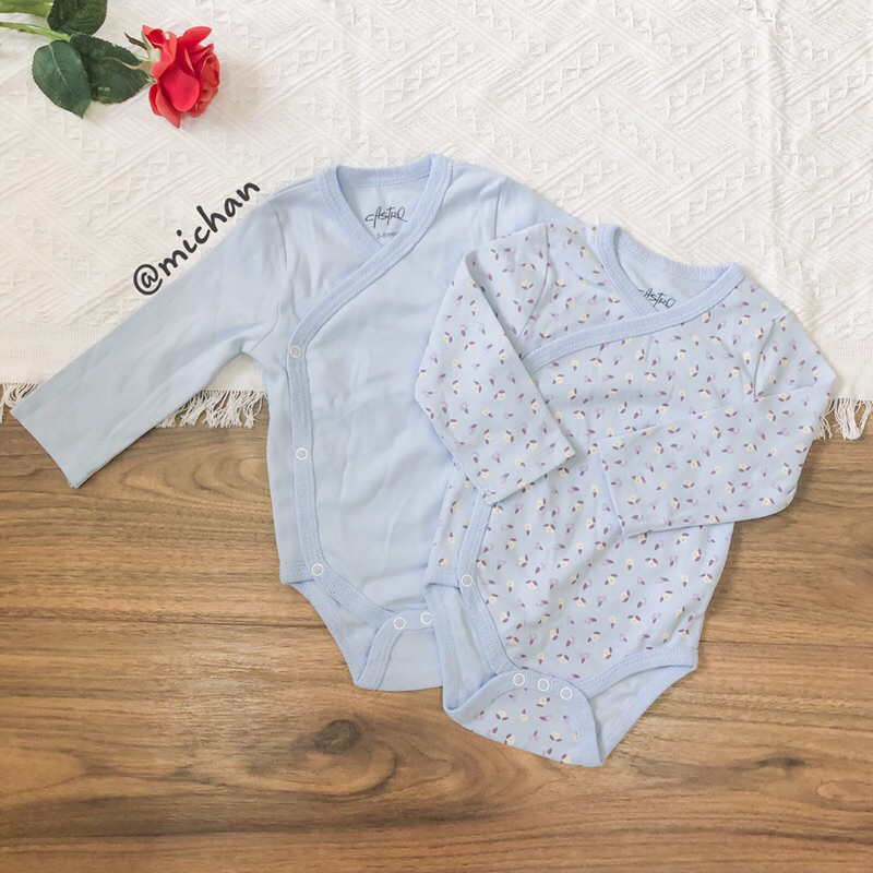 Body chip vạt chéo/cài cúc dài tay