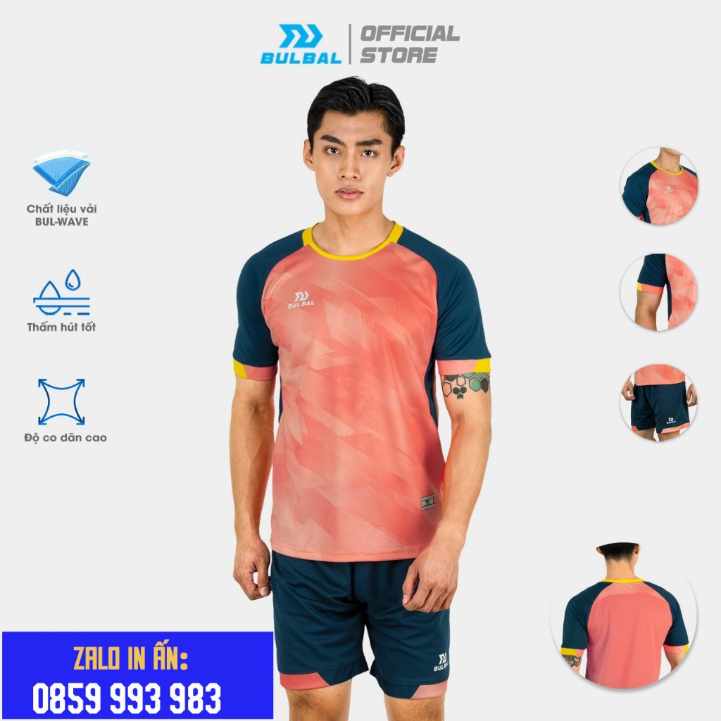 Bộ Quần Áo Thể Thao Đá Bóng Bulbal Predator 4- Chất Vải Cao Cấp, Thoải Mái Thoáng Mát