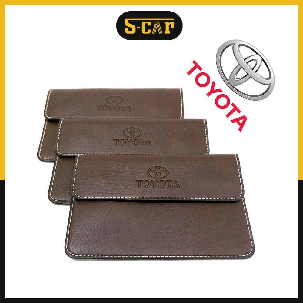 Ví da đựng đăng kiểm, giấy tờ ô tô có logo hãng xe - Bóp đựng giấy tờ xe hơi cao cấp