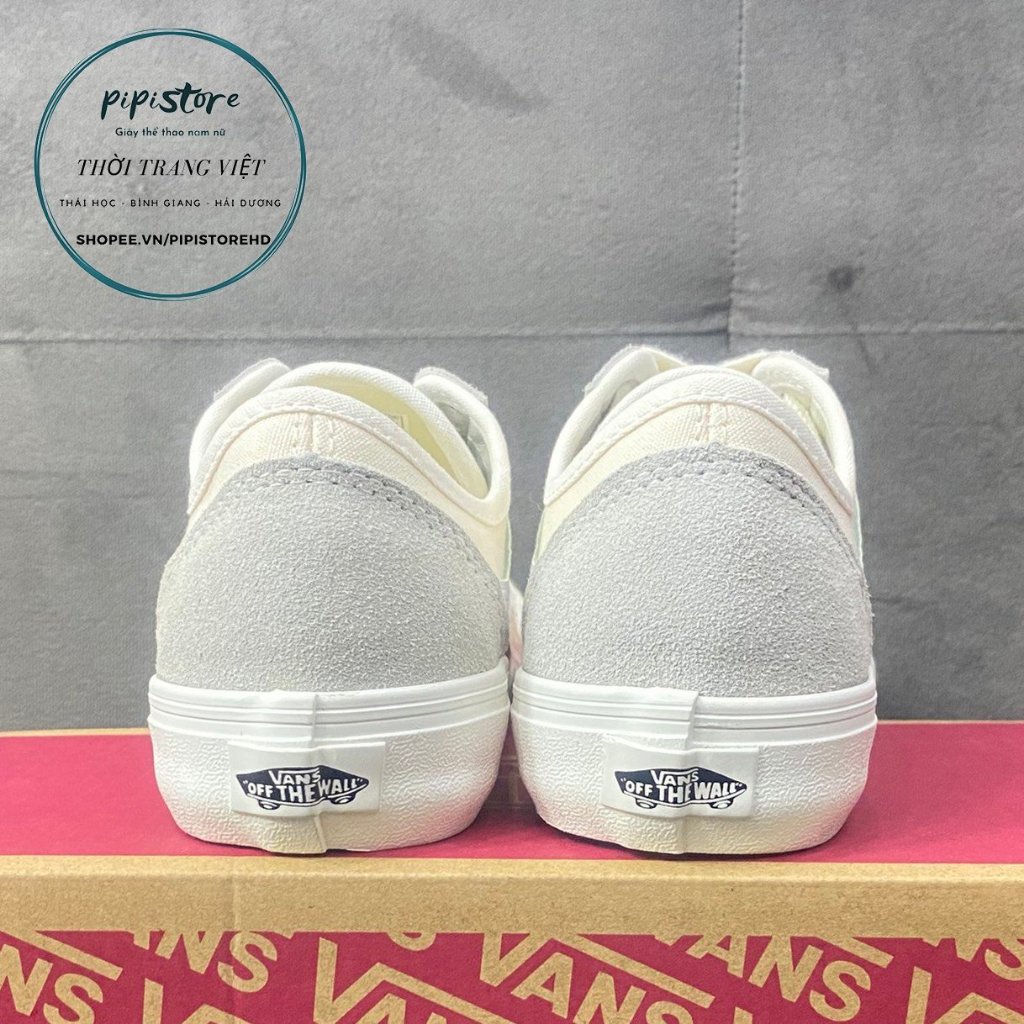 Giày thể thao Vans Old Skool 36 Trắng Xám, size 36 đến 44.