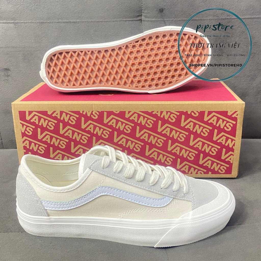 Giày thể thao Vans Old Skool 36 Trắng Xám, size 36 đến 44.