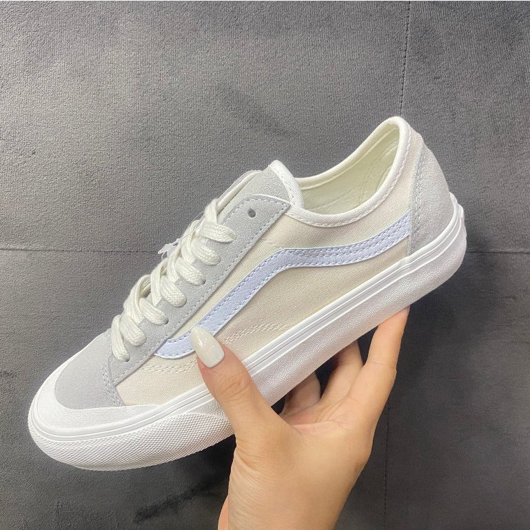 Giày thể thao Vans Old Skool 36 Trắng Xám, size 36 đến 44.