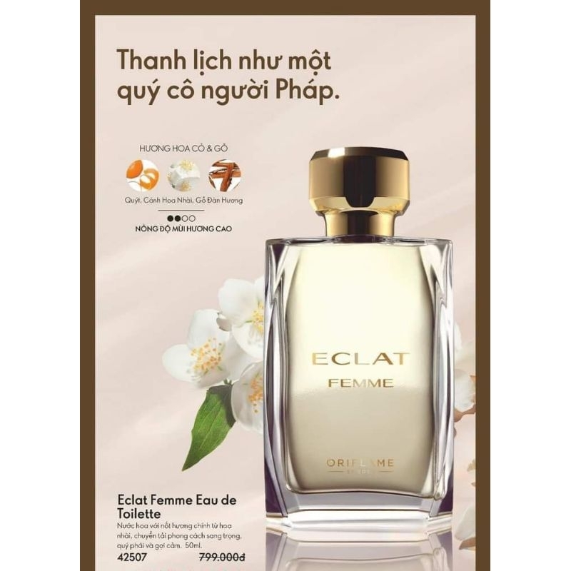 Nước hoa nữ Eclat lài 10/50ml