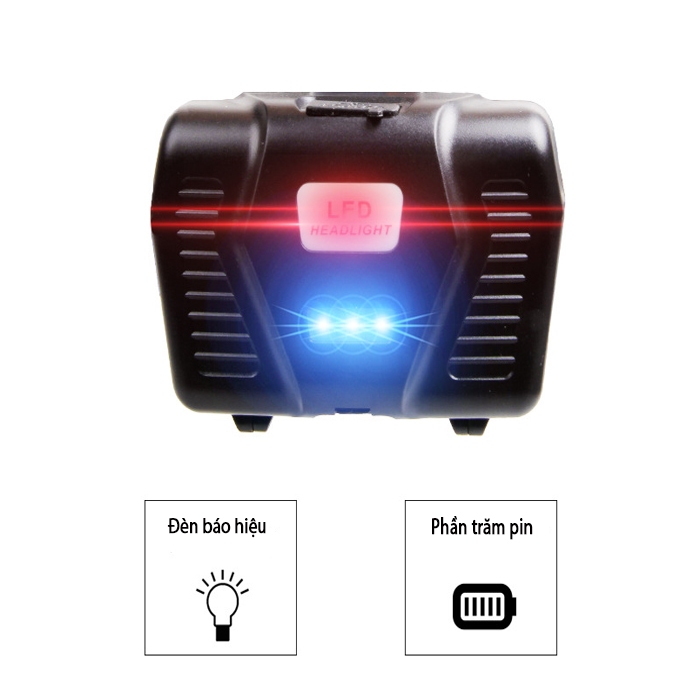 Đèn đeo đầu siêu sáng KC95 METAL STORE đèn đội đầu