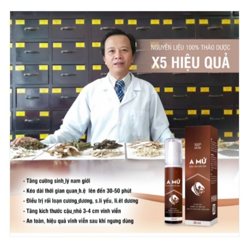 Xịt S.Lý A Mứ Chính Hãng - Chai 20ml